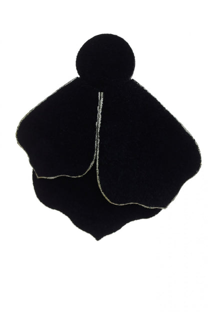 Cercei Aripi - Negru cu Auriu