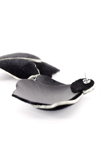 Cercei Aripi - Negru cu Auriu