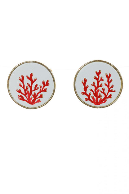 Cercei cerc pictati manual