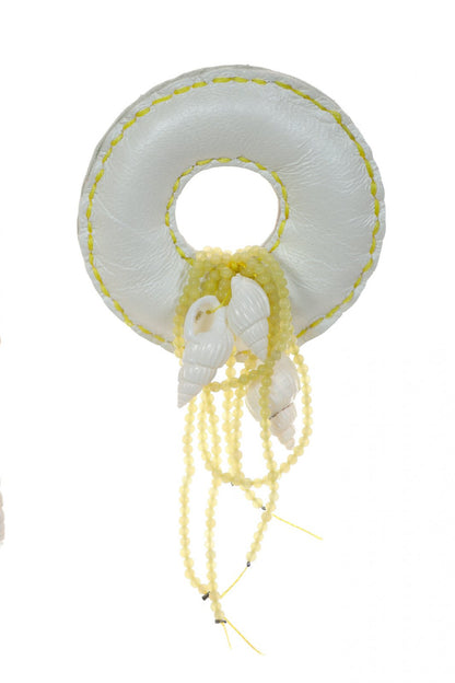 Cercei asimetrici marini - Alb