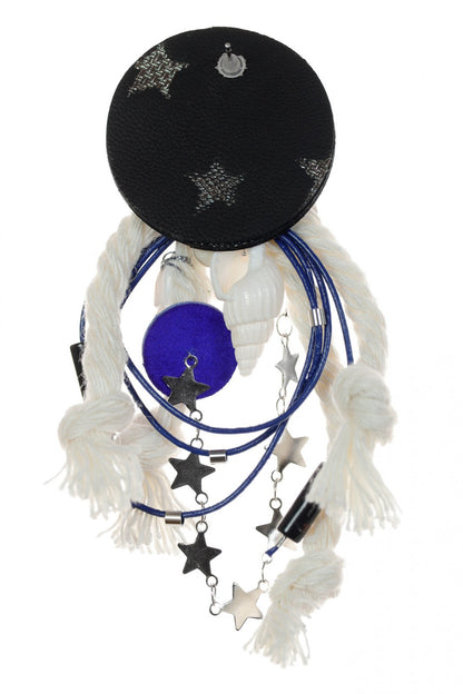 Cercei asimetrici marini - Negru