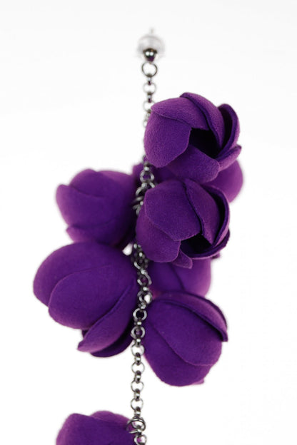 Cercei Ecouri Florale - Mov