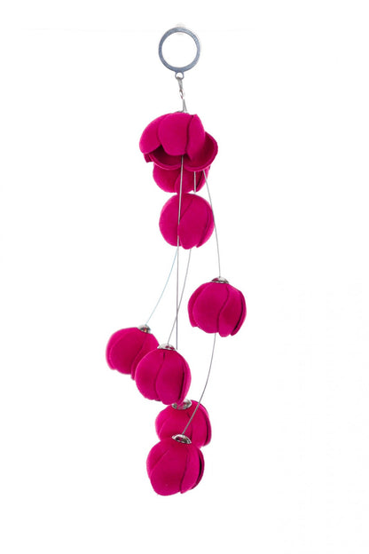 Cercei Cascada florala - Fuchsia