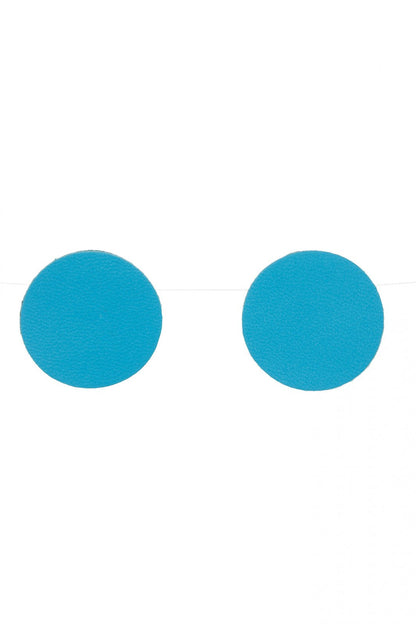 Cercei Cerc (2.5 cm) - Bleu