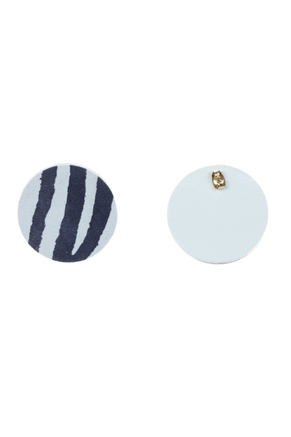 Cercei Cerc (3.5 cm) - Zebra