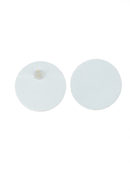 Cercei cerc (3CM) - Argintiu