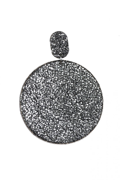 Cercei Cerc (5 cm) - Argintiu