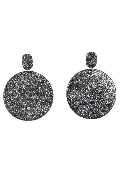 Cercei Cerc (5 cm) - Argintiu