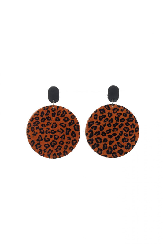 Cercei Cerc (5 cm) - Leopard