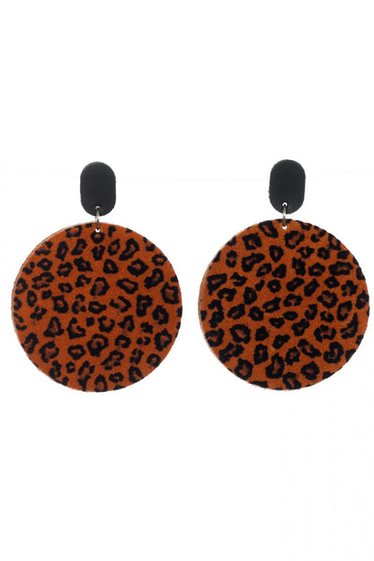 Cercei Cerc (5 cm) - Leopard