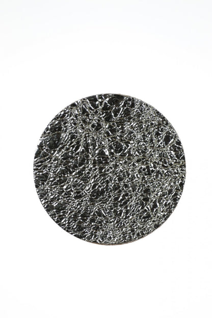 Cercei cerc (5 cm) - Platina