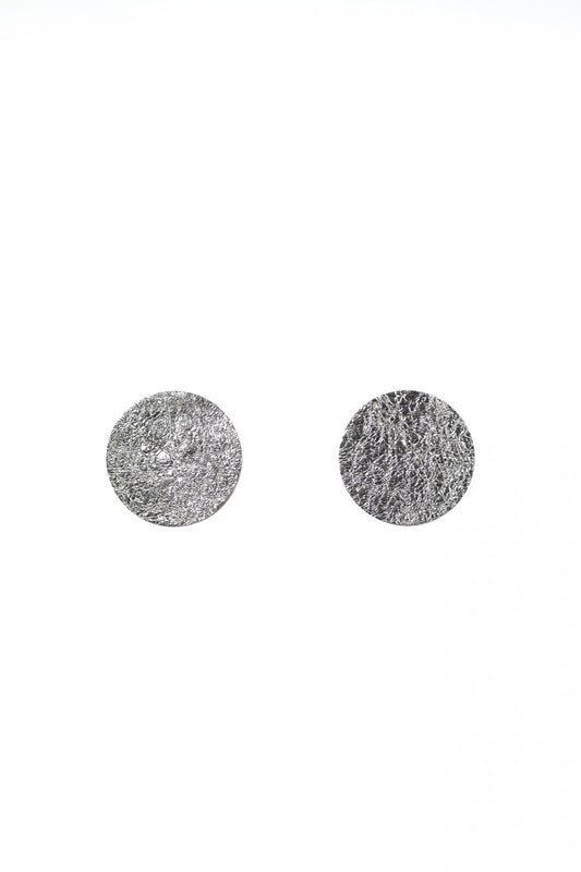 Cercei cerc (5 cm) - Platina