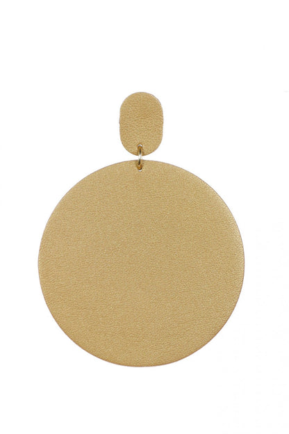 Cercei Cerc (6.5 cm) - Auriu