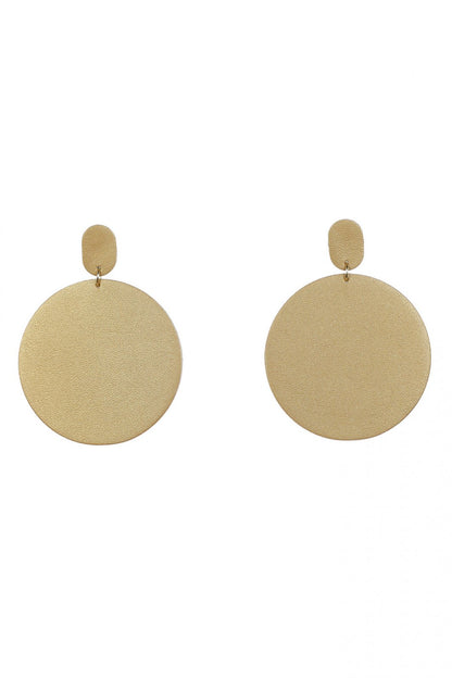 Cercei Cerc (6.5 cm) - Auriu