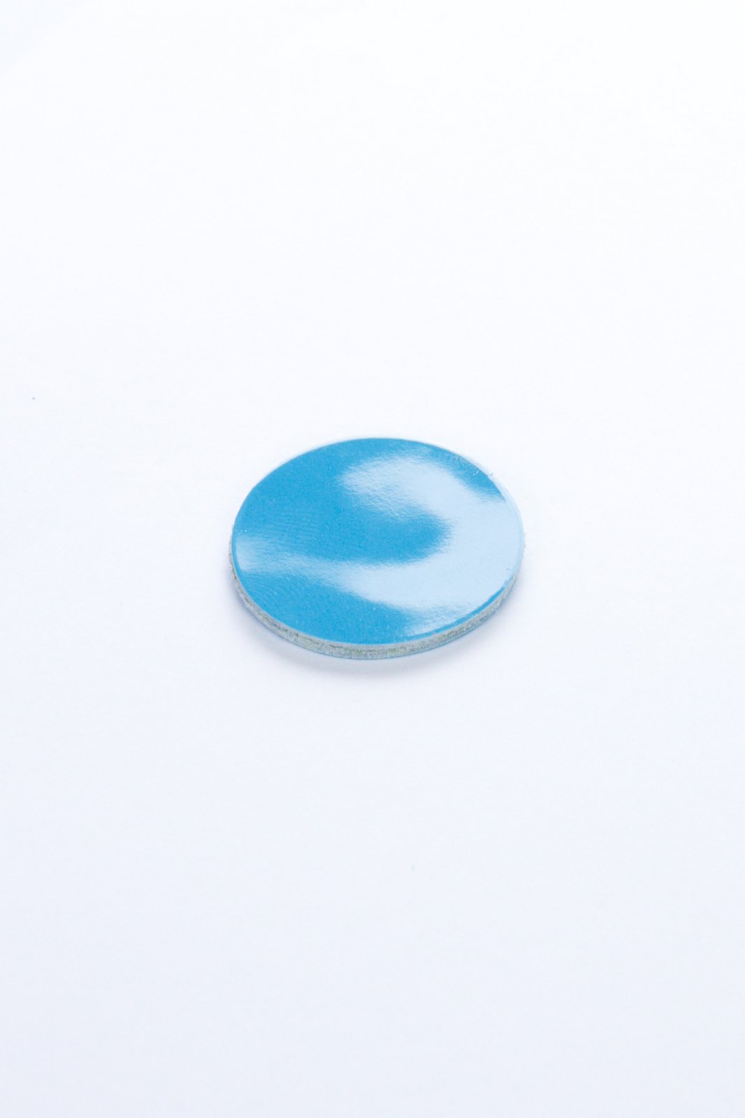 Hoop earrings - Lacquered blue