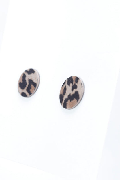 Cercei cerc - Animal print