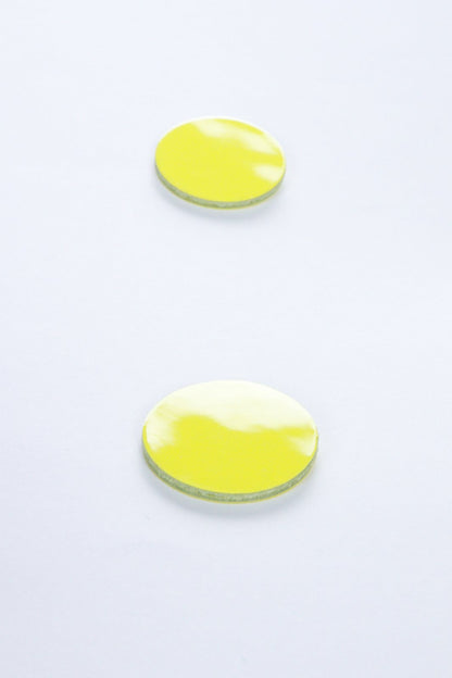 Cercei cerc - Galben lacuit