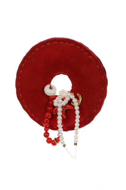 Cercei asimetrici marini - Rosu