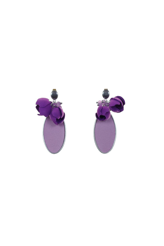 Cercei florali - Violet