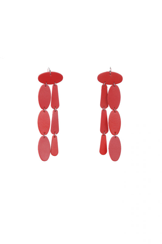 Cercei Confetti - Rosu