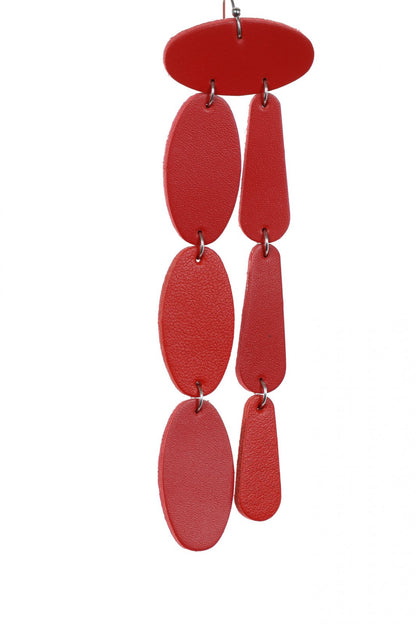 Cercei Confetti - Rosu