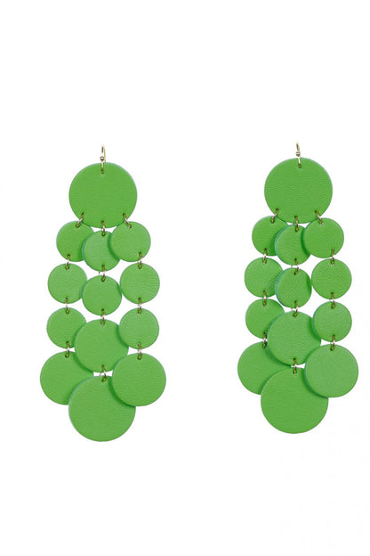 Cercei Confetti - Verde