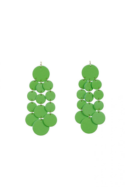 Cercei Confetti - Verde