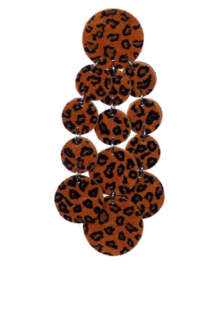 Cercei Confetti - Animal print