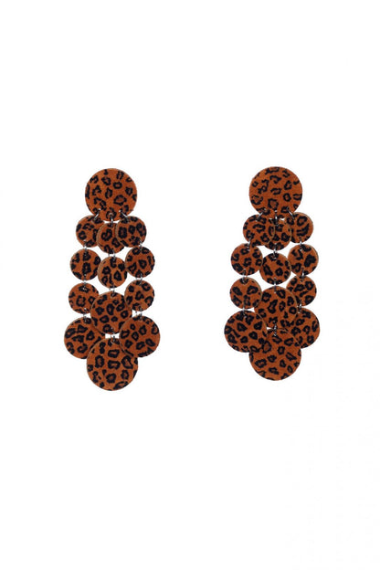 Cercei Confetti - Animal print