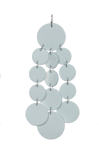 Cercei Confetti - Alb