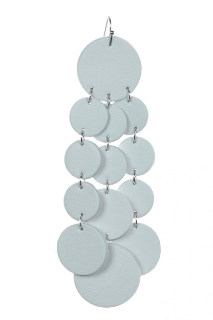 Cercei Confetti - Alb