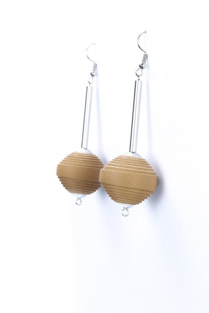 Cercei din piele Leatherbonbon