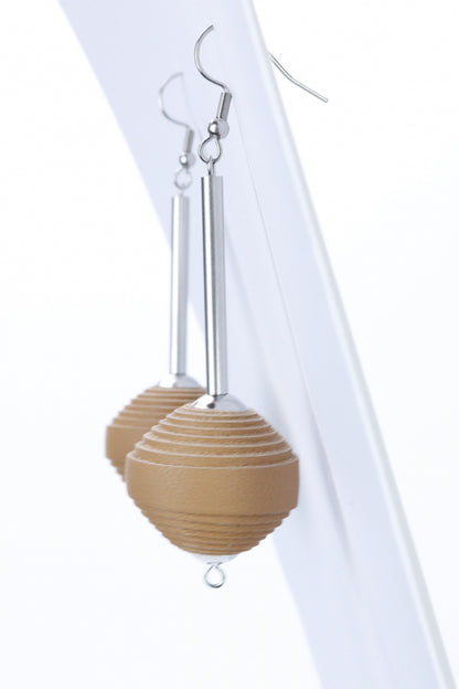 Cercei din piele Leatherbonbon