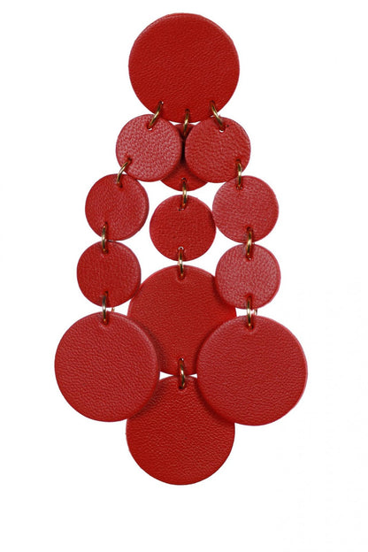 Cercei Confetti - Rosu