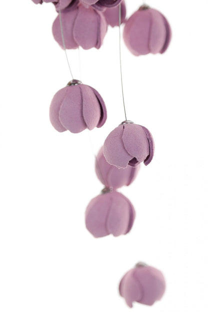 Cercei Cascada florala - Roz pal