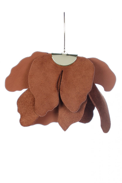 Cercei floare mare - Mocha mousse