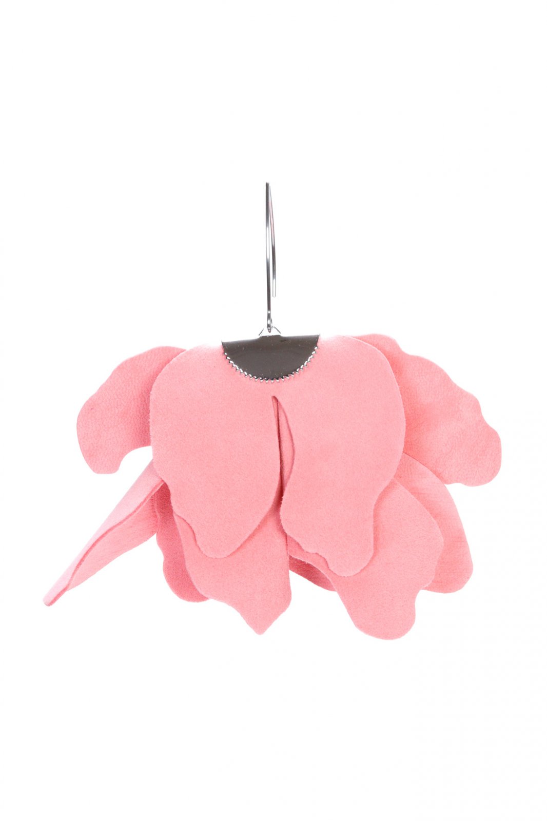 Large flower earrings - Geranium Pink
