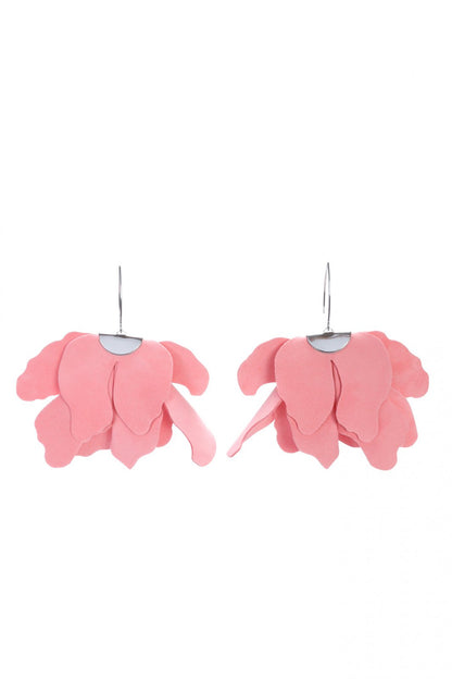 Cercei floare mare - Geranium Pink