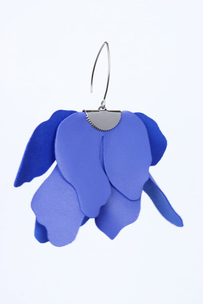 Cercei floare mare - Blue iris