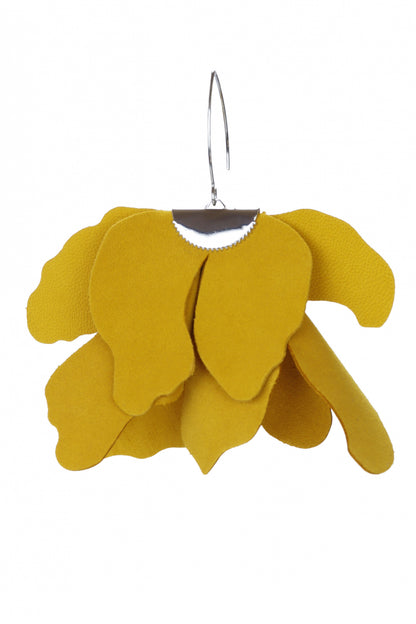 Cercei floare mare - Mustar