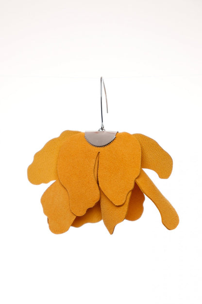 Cercei floare mare - Golden yellow