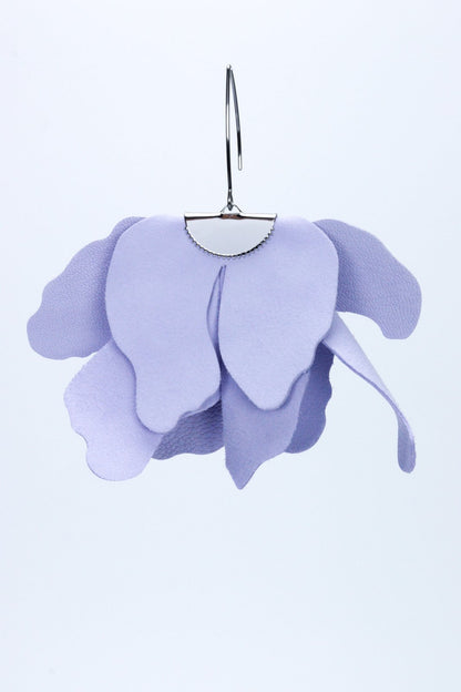 Cercei floare mare - Lila