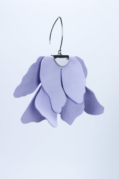 Cercei floare mare - Lila