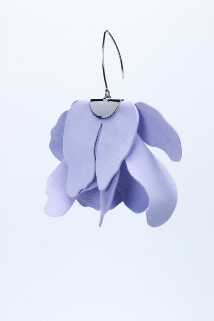 Cercei floare mare - Lila
