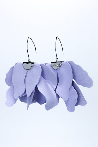 Cercei floare mare - Lila
