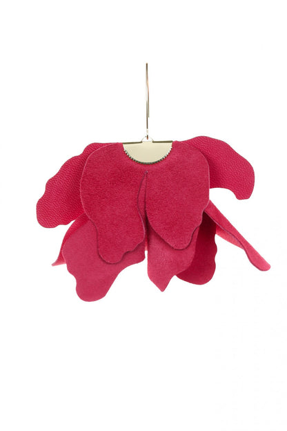 Cercei floare mare - Roz zmeura