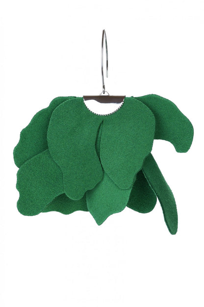 Cercei floare mare - Verde iarba