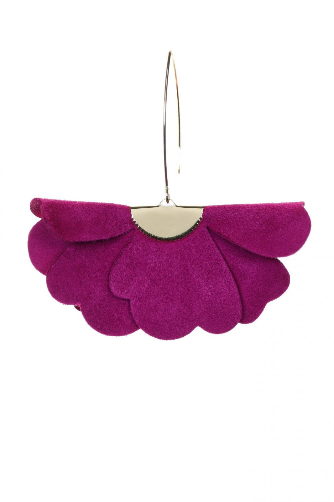 Small flower earrings - Magenta