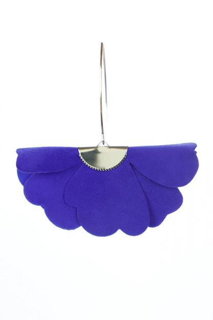 Cercei floare mica - Indigo