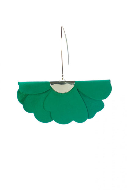 Cercei floare mica - Verde iarba